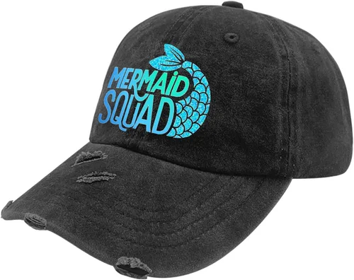Vista 2 de Mens Hats Summer Hats for Women Golf Caps Light Weight Mermaids Squad Baseball Hat Women