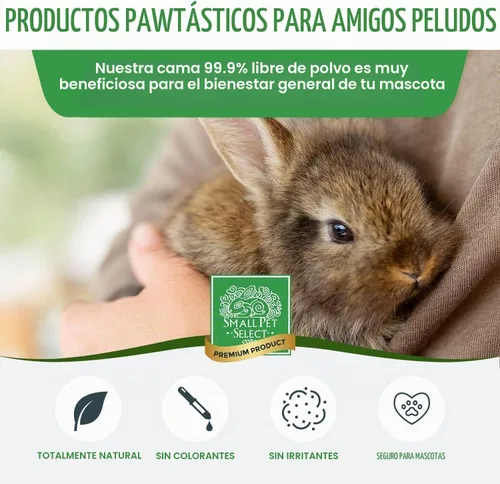 Vista 5 de Small Pet Select Ropa de cama de papel blanco, cobaya, control de olores