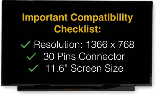 Vista 3 de Reemplazo de pantalla para Lenovo Chromebook 100E HD 1366x768 Pantalla LED LCD mate Replacement
