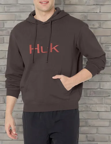 Vista 3 de HUK Sudadera con capucha de lana para hombre