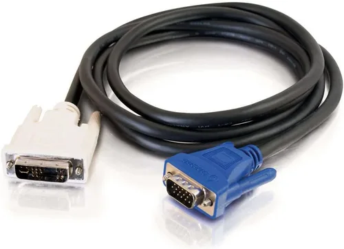 Vista 4 de C2G 26954 DVI macho a HD15 VGA Macho Cable de Video Macho, Negro (6.6 pies, 6.6 ft)
