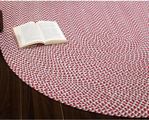 Vista 12 de Super Area Rugs - Alfombra trenzada de algodón de tres colores para granja, estilo búfalo a cuadros, negro, blanco, gris, 2 x 3 pies, rectangular
