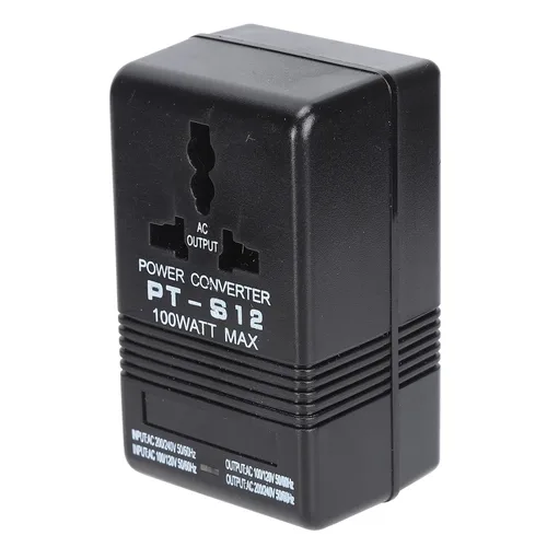 Vista 4 de Convertidor de voltaje AC 100v a 120v a 220v a 240v Step Up adaptador de corriente transformador 100w para viajes