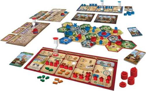 Vista 3 de Juego de mesa Time of Empires Juego de estrategia de civilización en tiempo real Juego de colocación de trabajadores impulsado por aplicaciones