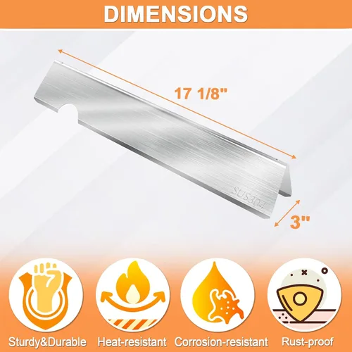 Vista 4 de 66032 GS4 Genesis 2 Barras aromatizantes para Weber 3 quemadores GS4 Genesis II Piezas de repuesto Genesis II/LX 300 SER E310 E315 E335 S310