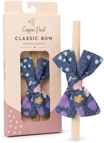 Vista 32 de Copper Pearl Classic Baby Bow Headbands - Limited Collection