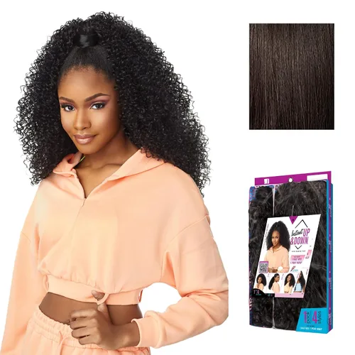 Vista 14 de Sensationnel Instant Updown Halfwig Pony-Iud 3, 1 JETBLACK