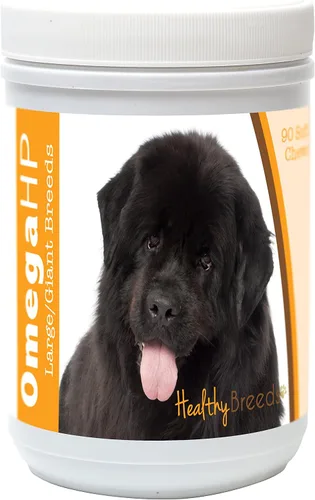Vista 163 de Healthy Breeds Affenpinscher Omega HP - Masticables suaves para piel y pelaje, 60