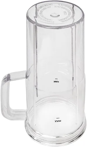 Vista 3 de Vaso de piezas de repuesto con tapa To-Go, compatible con NutriBullet Blender Combo, NutriBullet Pro 1000 y NutriBullet Select 2.0 (24 onzas con asa)