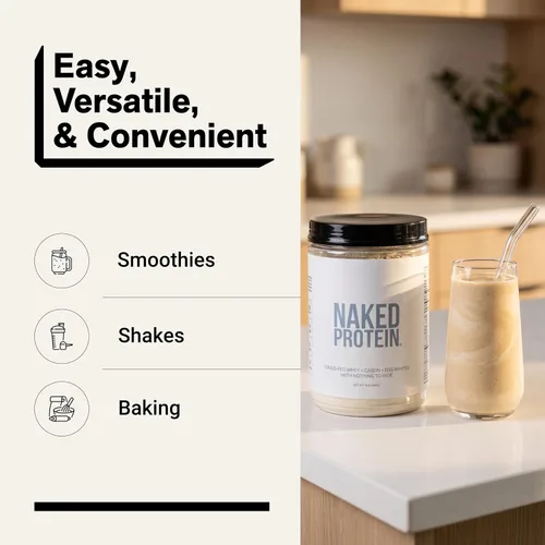 Vista 7 de NAKED Protein Powder Blend - Egg, Whey and Casein Protein Blend