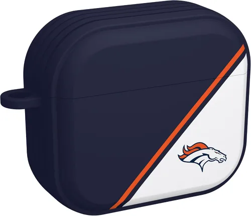 Vista 4 de Game Time Denver Broncos HDX Champion Series - Funda compatible con Apple AirPods Gen 3