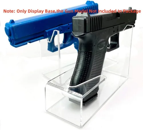 Vista 2 de Soporte de acrílico transparente para pistolas, soporte para pistolas, accesorios universal para pistolas Glock 1911