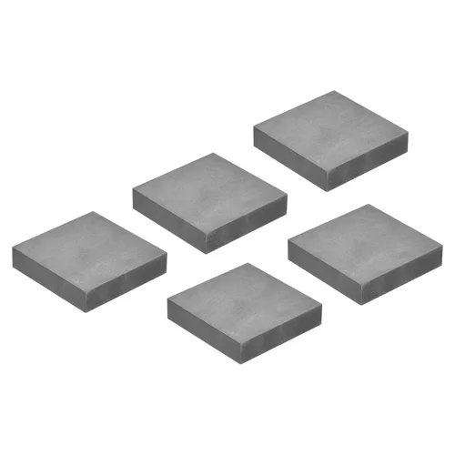 Vista 29 de MECCANIXITY Bloque de Grafito Lingote Rectángulo Placa de Electrodo de Grafito 10x10x0.4mm para Fundición por Fusión, Electrolisis Galvanoplastia