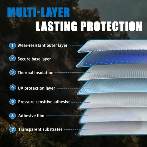Vista 6 de AUTOTEK Película de tinte precortada para ventanas delanteras de dos puertas, película de tinte para ventanas de automóviles, protección de bloqueo
