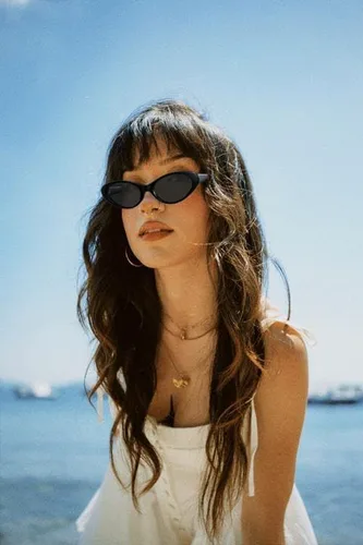Vista 3 de ZENNI - Gafas de sol polarizadas con bloqueo de luz azul de ojo de gato para mujer, protección UV