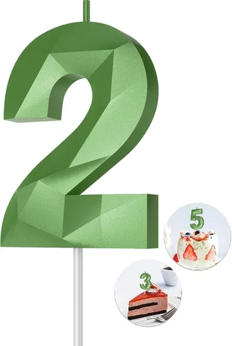 Vista 85 de Velas de cumpleaños con números (0 velas negras), forma de diamante 3D, decoración de pastel de feliz cumpleaños para niños y hombres, cumpleaños