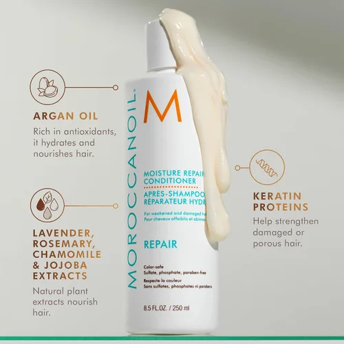Vista 4 de Moroccanoil Moisture Repair Shampoo and Conditioner Bundle