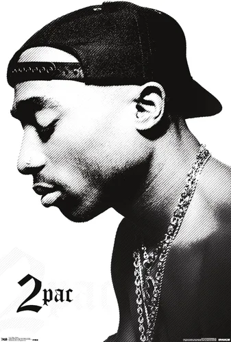 Vista 14 de Trends International Tupac - Póster de pared de perfil, 14.725 x 22.375 pulgadas, versión enmarcada de madera de granero Versión enmarcada Barnwood