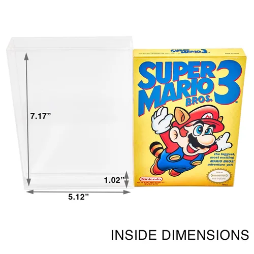 Vista 2 de Platinum Protectors Acrylic Display Case for Nintendo NES Game Boxes Premium UV Protection