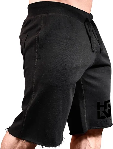 Vista 3 de Monsta Clothing Co. Pantalones cortos de entrenamiento para hombre (Hard Livin HRD-LVN) Fitness Gym