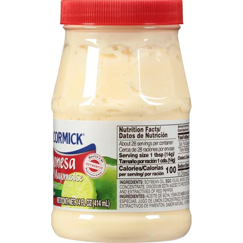 Vista 22 de McCormick Mayonesa (mayonesa) con jugo de lima, 14 onzas líquidas (paquete de 1)