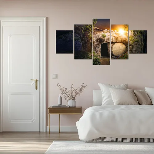 Vista 27 de Arte de Pared Cristiano Símbolo Religioso Cuadro Enmarcado Pintura de Cruz de Cristo Cruces Decoración de Pared Impresión en Lienzo de Cruz Póster