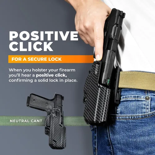 Vista 5 de OWB Concealment IDPA - Outside The Waistband Holster - fits Taurus G3C / G2C