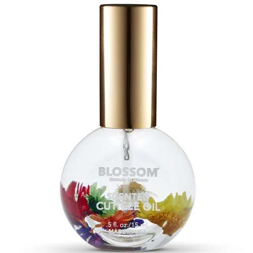 Vista 9 de Blossom Aceite para cutículas hidratante, hidratante, fortalecedor, perfumado, infundido con flores reales, fabricado en Estados Unidos, 0.84 onzas