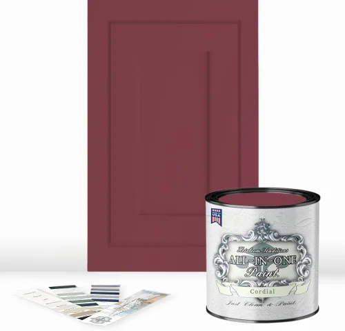 Vista 89 de Pintura TODO EN UNO, Abbey (gris cálido), Muestra de 8oz - Pintura duradera para gabinetes y muebles. Imprimación y capa superior incorporadas,