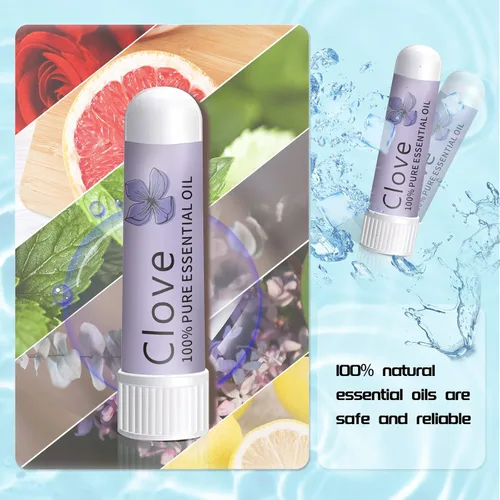 Vista 7 de Hion Inhalador para Alivio de Náuseas - Clavo, 100% Aceites Esenciales Naturales Aromaterapia para el mareo por movimiento y las mujeres