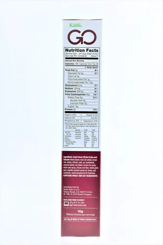Vista 2 de Kashi GoLean Crunch Cereal 13.8oz (paquete de 3) 3