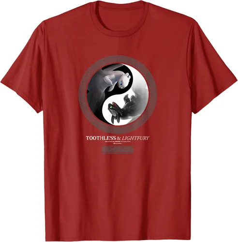 Vista 19 de Cómo entrenar a tu dragón 3 Yin Yang Dragon Camiseta