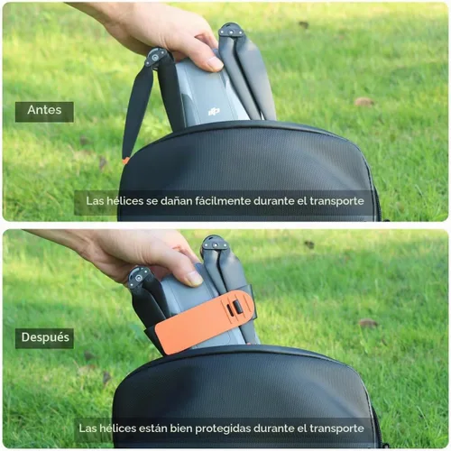 Vista 2 de Arzroic Soporte de hélice para accesorios DJI Air 3/3S, correa de protección de hélice para hélices DJI Air 3S/Air 3 Dron, estabilizador protector