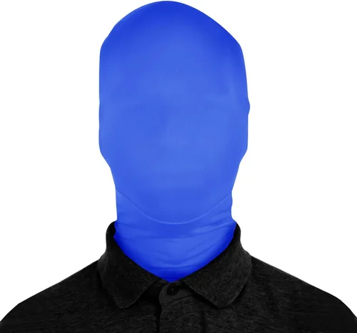 Vista 9 de Máscara unisex de elastano sólido de 2 caras, 2 tamaños, más de 15 colores/patrones
