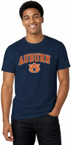 Vista 79 de Campus Colors NCAA - Camiseta de algodón para adulto, unisex, para el día del juego Azul marino