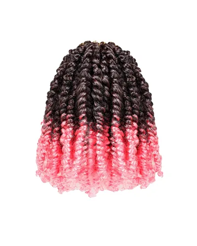 Vista 37 de Paquete de 8 paquetes de cabello de ganchillo súper corto de 6 pulgadas para mujeres negras y niños, extensiones de cabello pretrenzado suave