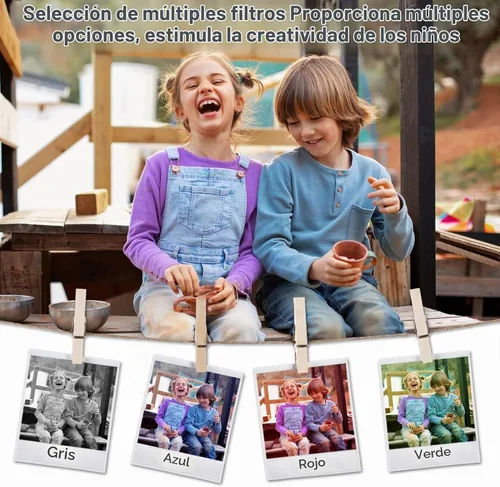 Vista 3 de Cámara digital, cámara digital FHD 4K con tarjeta SD de 64 GB, cámara digital de apuntar y disparar de 44 MP, zoom digital 16X, antivibraciones, 3