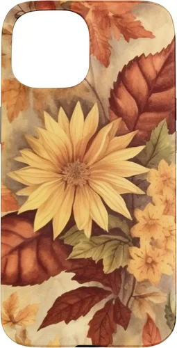 Vista 6 de Autumn Foliage Fall Leaves Girl Women Kids Fall Case for iPhone 17