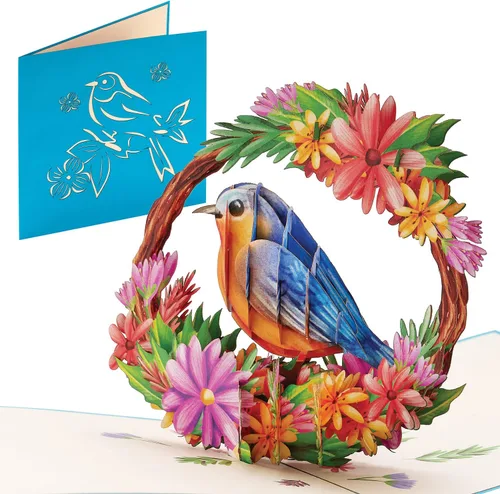 Vista 21 de Bass Fish - Tarjeta de felicitación emergente 3D Diseño de tarjeta de cumpleaños emergente hecha a mano simbólica para cumpleaños, aniversarios