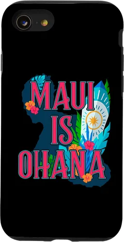 Vista 13 de iPhone 14 Maui is Ohana - Maui is Family - Estuche fuerte