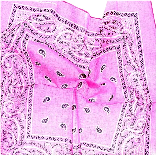 Vista 5 de OCD Bargain Bandana 100 Cotton Versatile Large Paisley Bandanas in Pack of 5 Multi