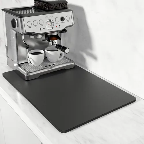 Vista 69 de Rnivvi Tapete de secado de platos para encimera de cocina, 16 x 18 pulgadas, bonita almohadilla de secado absorbente resistente al calor con goma