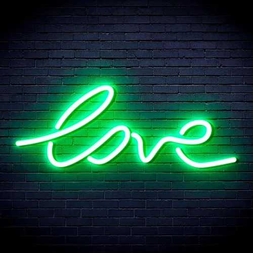 Vista 17 de AdvPro Señal de neón LED de silicona Love Flex - Azul - st16s42-fnu0202-b