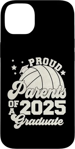 Vista 15 de iPhone 16 Parents of a 2025 Graduate Senior Graduation Volleyball Case