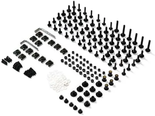 Vista 2 de Kits de pernos de carenado de motocicleta Tornillos para Kawasaki ZZR250 ZZR-400 Z400 Z650 Z800 Z900 aluminio completo sujetadores clips de hardware