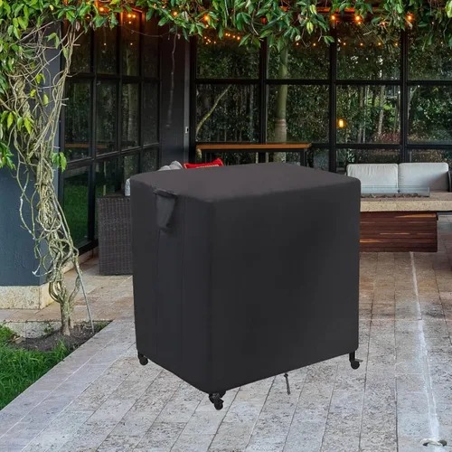 Vista 6 de Ooni - Funda para carrito de exterior para mesa modular grande, impermeable, para parrilla de cocina, cubierta de soporte para horno de pizza