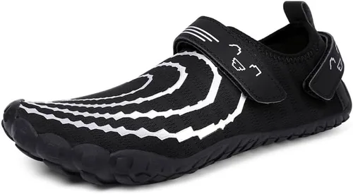 Vista 3 de Zapatos acuáticos transpirables de secado rápido para mujer y hombre, calcetines acuáticos suaves para senderismo, natación, playa, surf, yoga