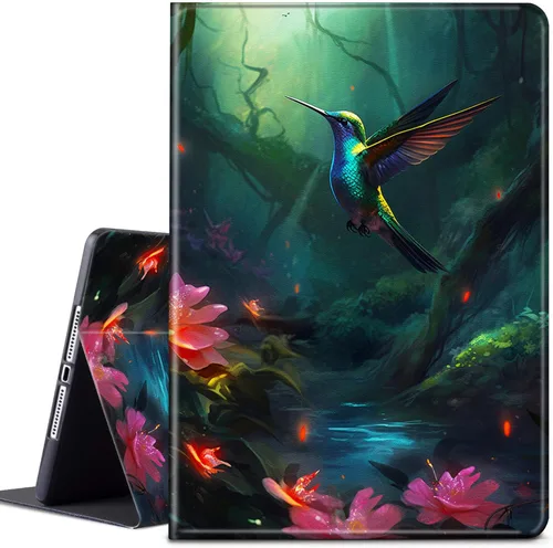 Vista 16 de Funda para tablet Kindle Fire 7 2019/2017 lanzamiento 9ª/7ª generación 7 pulgadas, ligera, protectora de piel sintética, cubierta inteligente