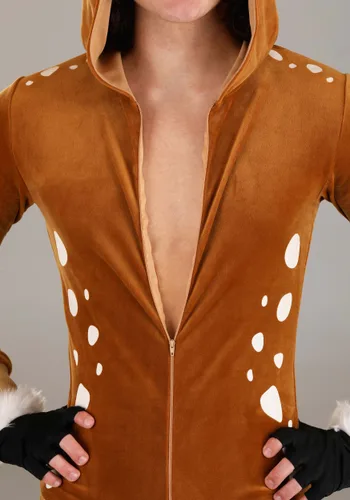 Vista 3 de Disfraz Sexy de Venado para Hombre Multicolor
