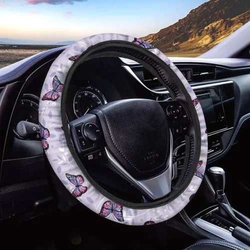 Vista 44 de Asian Dragon - Funda universal para volante de automóvil, accesorios interiores de automóvil, lavable, transpirable, funda para volante